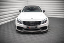 Maxton Design Front Ansatz V.1 für Mercedes-AMG C63 Coupe C205 Facelift schwarz matt - Beast Performance Fahrzeugtechnik OHG