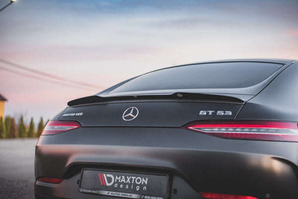 Maxton Design Spoiler CAP für Mercedes-AMG GT 53 4 Door-Coupe schwarz matt - Beast Performance Fahrzeugtechnik OHG