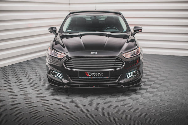 Maxton Design Front Ansatz für Ford Mondeo Mk5 schwarz Hochglanz - Beast Performance Fahrzeugtechnik OHG