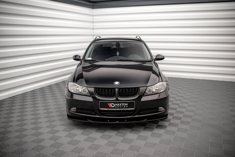 Maxton Design Front Ansatz V.2 für BMW 3er E90 schwarz Hochglanz - Beast Performance Fahrzeugtechnik OHG