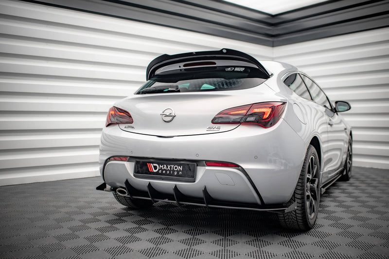 Maxton Design Spoiler CAP für Opel Astra GTC OPC-Line J schwarz matt - Beast Performance Fahrzeugtechnik OHG