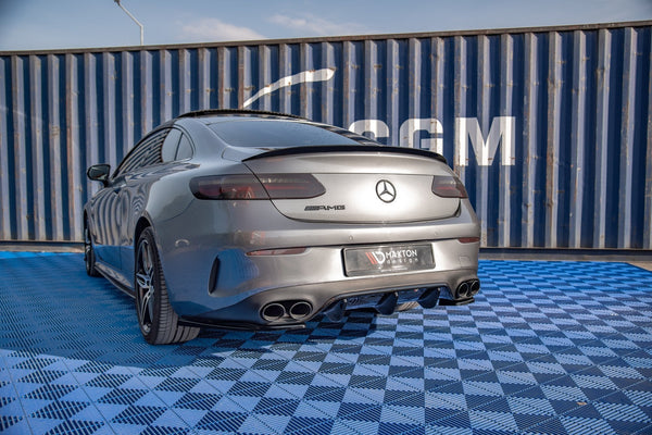 Maxton Design Heck Ansatz Flaps Diffusor für Mercedes-AMG E53 Coupe C238 Carbon Look - Beast Performance Fahrzeugtechnik OHG