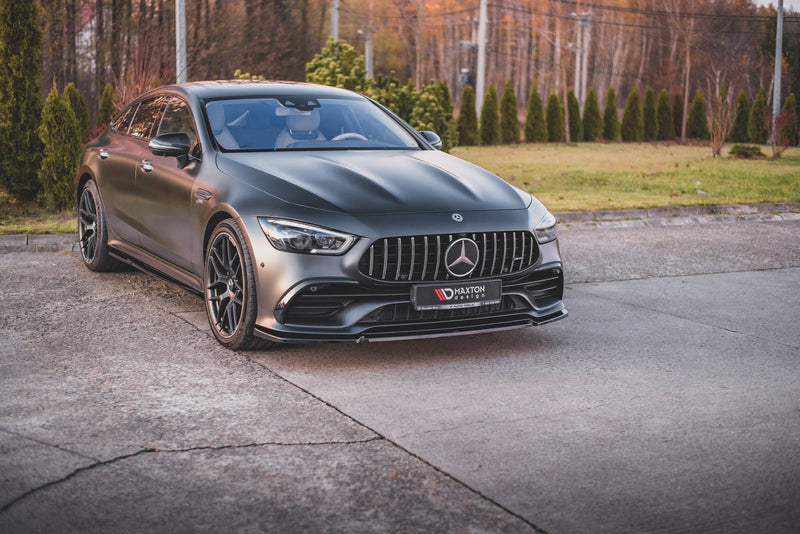 Maxton Design Front Ansatz V.2 für Mercedes-AMG GT 53 4-Door Coupe schwarz matt - Beast Performance Fahrzeugtechnik OHG