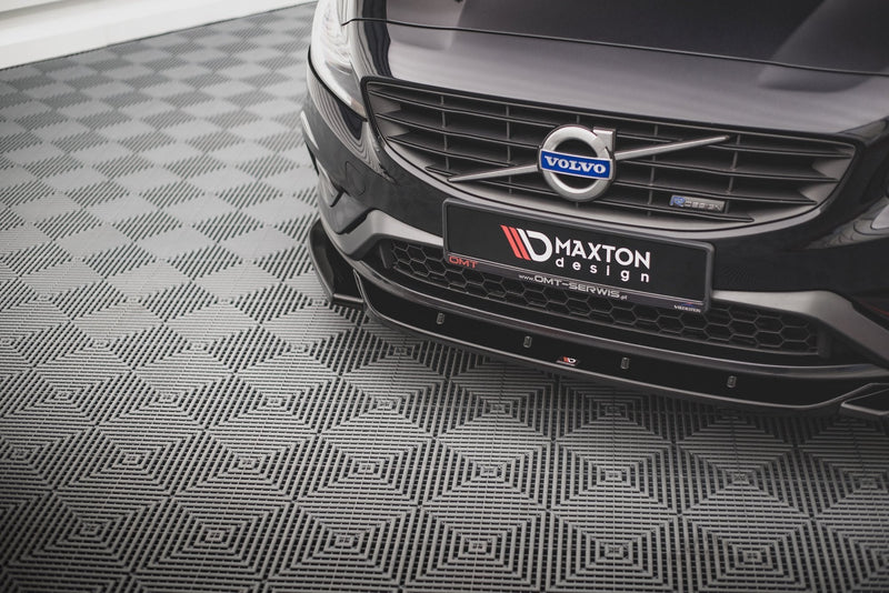 Maxton Design Front Ansatz V.2 für Volvo S60 R-Design Mk2 schwarz matt - Beast Performance Fahrzeugtechnik OHG