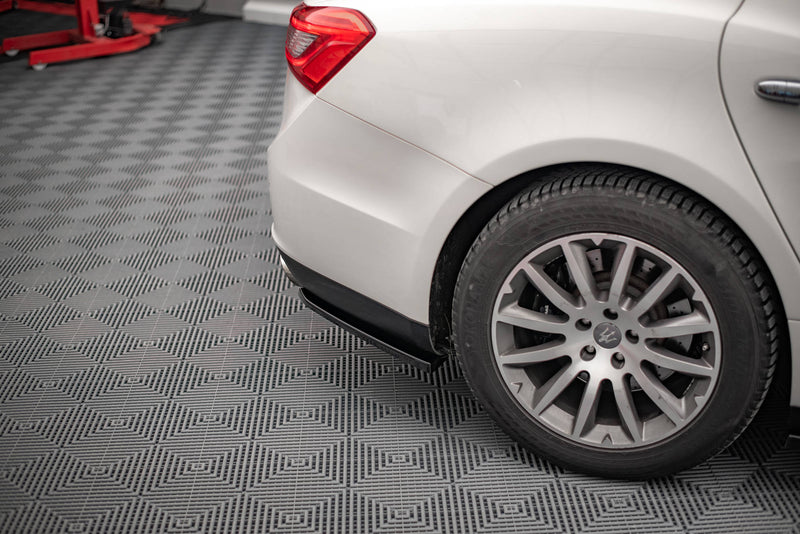 Maxton Design Heck Ansatz Flaps Diffusor für Maserati Ghibli Mk3 Carbon Look - Beast Performance Fahrzeugtechnik OHG