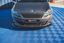 Maxton Design Front Ansatz V.2 für Peugeot 308 Mk2 Facelift schwarz matt - Beast Performance Fahrzeugtechnik OHG