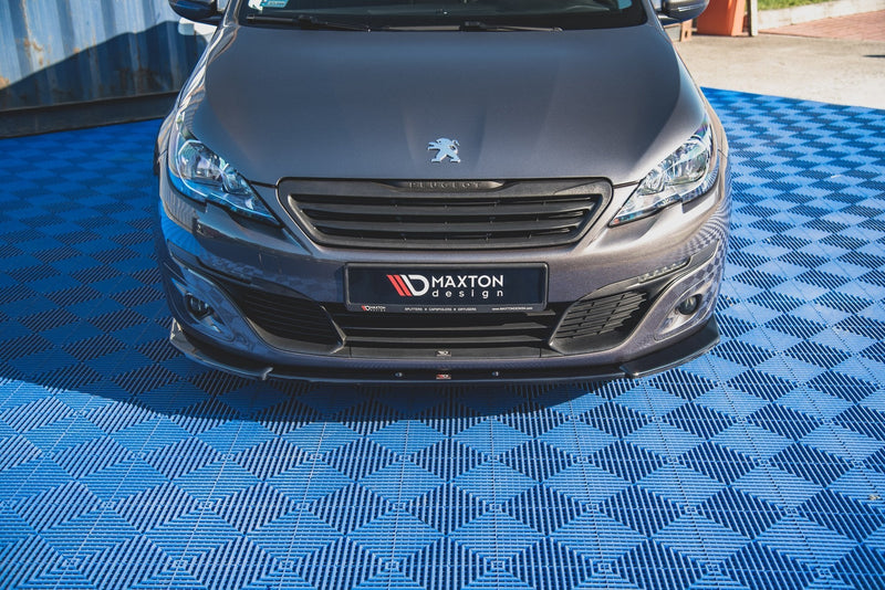 Maxton Design Front Ansatz V.2 für Peugeot 308 Mk2 Facelift Carbon Look - Beast Performance Fahrzeugtechnik OHG