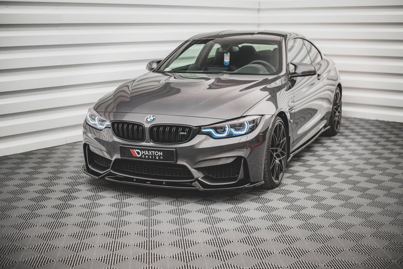 Maxton Design Front Ansatz für BMW M4 F82 schwarz matt - Beast Performance Fahrzeugtechnik OHG
