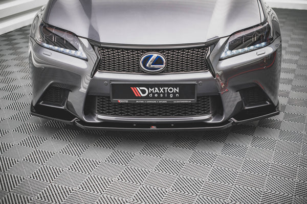 Maxton Design Front Ansatz V.1 für Lexus GS F Sport Mk4 (L10) schwarz Hochglanz - Beast Performance Fahrzeugtechnik OHG