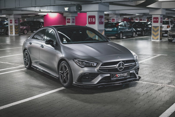 Maxton Design Seitenschweller Ansatz für Mercedes-AMG CLA 35 / 45 C118 schwarz matt - Beast Performance Fahrzeugtechnik OHG