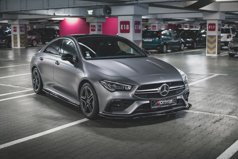 Maxton Design Seitenschweller Ansatz für Mercedes-AMG CLA 35 / 45 C118 schwarz Hochglanz - Beast Performance Fahrzeugtechnik OHG