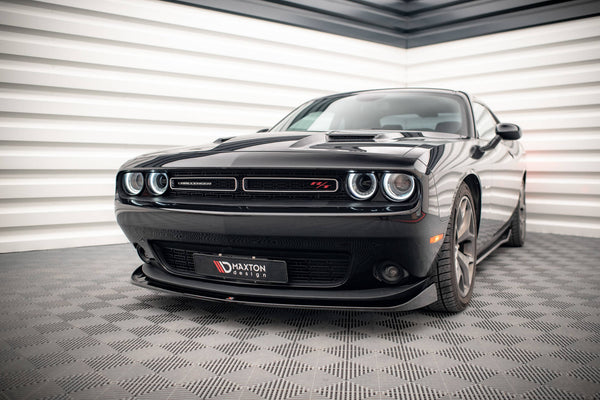 Maxton Design Front Ansatz für Dodge Challenger RT Mk3 Facelift Carbon Look - Beast Performance Fahrzeugtechnik OHG