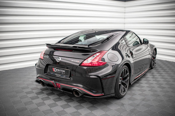 Maxton Design Mittlerer Diffusor Heck Ansatz für Nissan 370Z Nismo Facelift schwarz Hochglanz - Beast Performance Fahrzeugtechnik OHG