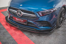 Maxton Design Front Ansatz V.3 für Mercedes A35 AMG / AMG-Line W177  Carbon Look - Beast Performance Fahrzeugtechnik OHG