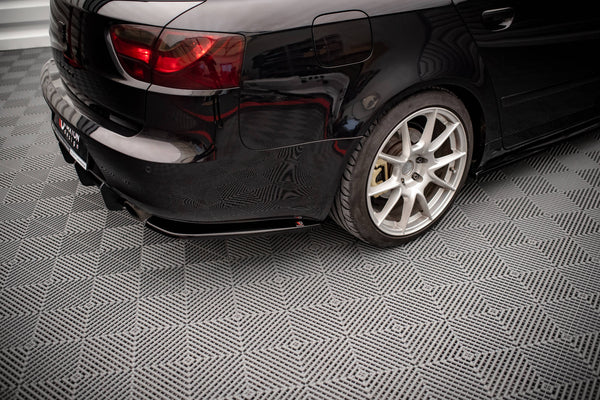 Maxton Design Heck Ansatz Flaps Diffusor für Seat Exeo Carbon Look - Beast Performance Fahrzeugtechnik OHG