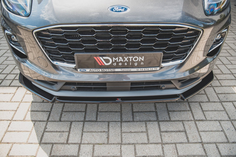 Maxton Design Front Ansatz für Ford Puma  Carbon Look - Beast Performance Fahrzeugtechnik OHG