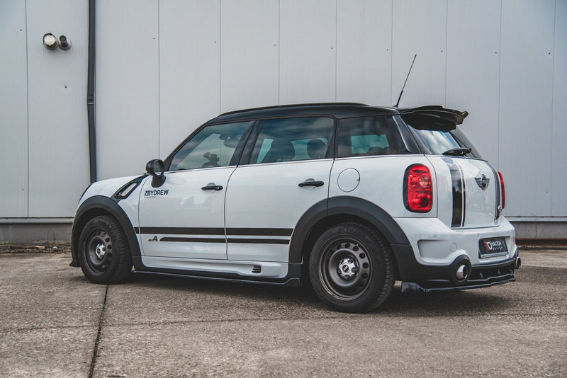 Maxton Design Seitenschweller Ansatz für Mini Countryman Mk1 JCW  schwarz matt - Beast Performance Fahrzeugtechnik OHG