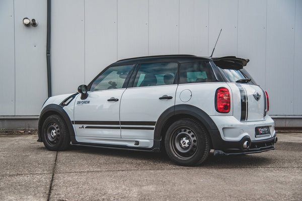 Maxton Design Seitenschweller Ansatz für Mini Countryman Mk1 JCW  Carbon Look - Beast Performance Fahrzeugtechnik OHG