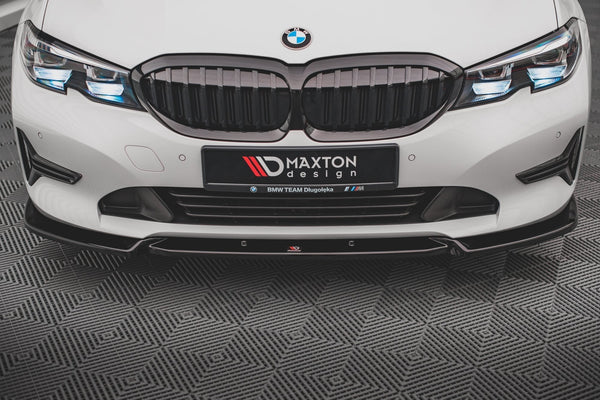 Maxton Design Front Ansatz V.1 für BMW 3er G20 / G21 Carbon Look - Beast Performance Fahrzeugtechnik OHG