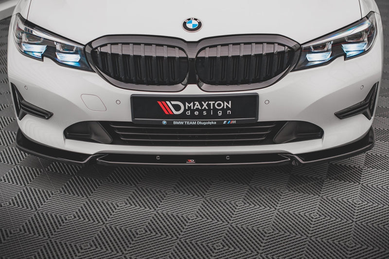 Maxton Design Front Ansatz V.1 für BMW 3er G20 / G21 Carbon Look - Beast Performance Fahrzeugtechnik OHG
