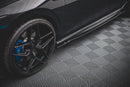 Maxton Design Seitenschweller Ansatz für V.1 für Volkswagen Golf R Mk8 schwarz matt - Beast Performance Fahrzeugtechnik OHG