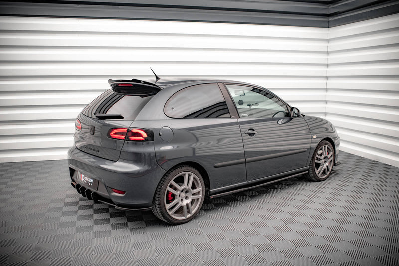 Maxton Design Seitenschweller Ansatz für Seat Ibiza Cupra Mk3 Carbon Look - Beast Performance Fahrzeugtechnik OHG