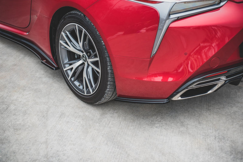 Maxton Design Heck Ansatz Flaps Diffusor für Lexus LC 500 Carbon Look - Beast Performance Fahrzeugtechnik OHG