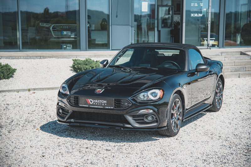 Maxton Design Front Ansatz für Fiat 124 Spider Abarth Carbon Look - Beast Performance Fahrzeugtechnik OHG