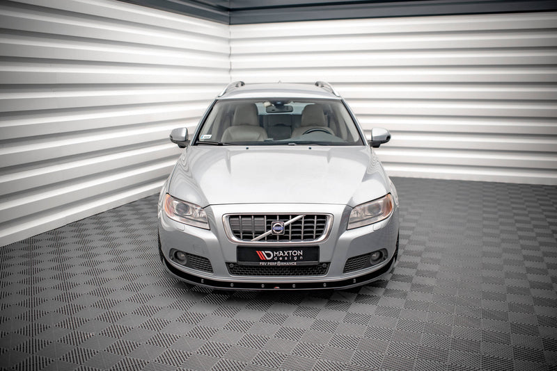 Maxton Design Front Ansatz V.1 für Volvo V70 Mk3 schwarz Hochglanz - Beast Performance Fahrzeugtechnik OHG