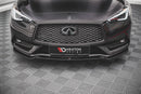 Maxton Design Front Ansatz für Infiniti Q60 S Mk2 schwarz matt - Beast Performance Fahrzeugtechnik OHG