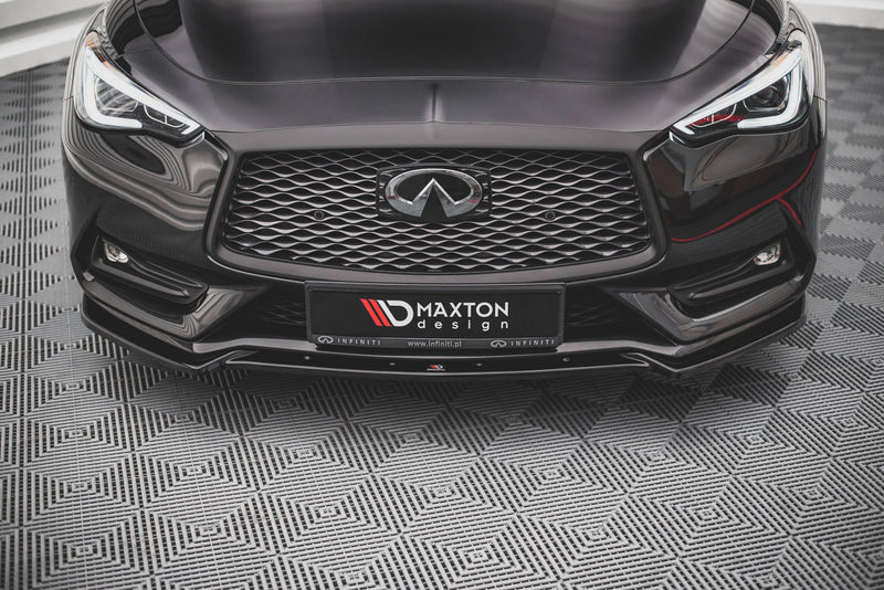 Maxton Design Front Ansatz für Infiniti Q60 S Mk2 Carbon Look - Beast Performance Fahrzeugtechnik OHG