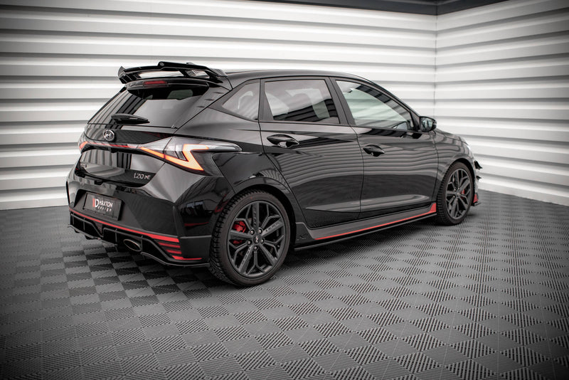 Maxton Design Seitenschweller Ansatz für Hyundai I20 N Mk3 schwarz Hochglanz - Beast Performance Fahrzeugtechnik OHG