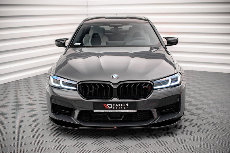 Maxton Design Front Ansatz V.2 für BMW M5 F90 Facelift schwarz Hochglanz - Beast Performance Fahrzeugtechnik OHG
