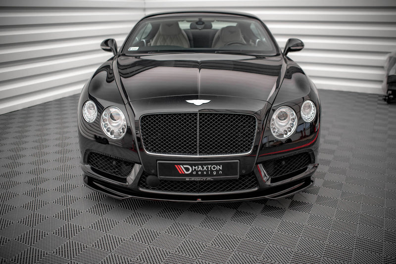 Maxton Design Front Ansatz V.2 für Bentley Continental GT V8 S Mk2 Carbon Look - Beast Performance Fahrzeugtechnik OHG