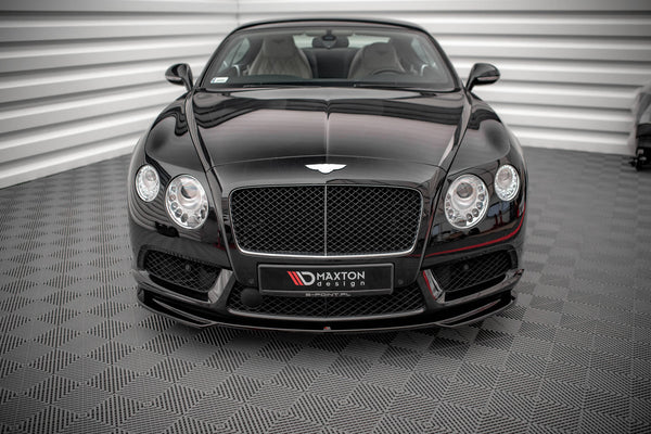 Maxton Design Front Ansatz V.2 für Bentley Continental GT V8 S Mk2 schwarz Hochglanz - Beast Performance Fahrzeugtechnik OHG