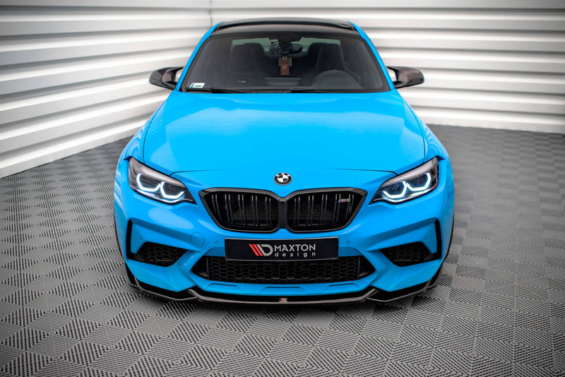 Maxton Design Front Ansatz V.1 für BMW M2 Competition F87 Carbon Look - Beast Performance Fahrzeugtechnik OHG