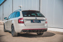 Maxton Design Diffusor Heck Ansatz V.1 für Skoda Octavia RS Mk3 / Mk3 FL Hatchback / Kombi schwarz Hochglanz - Beast Performance Fahrzeugtechnik OHG