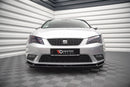 Maxton Design Front Ansatz V.1 für Seat Leon Mk3 schwarz Hochglanz - Beast Performance Fahrzeugtechnik OHG