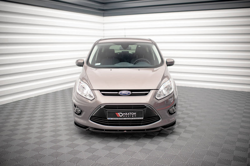 Maxton Design Front Ansatz für Ford C-Max Mk2 schwarz Hochglanz - Beast Performance Fahrzeugtechnik OHG