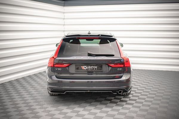 Maxton Design Spoiler CAP für Volvo V90 Mk2 schwarz Hochglanz - Beast Performance Fahrzeugtechnik OHG