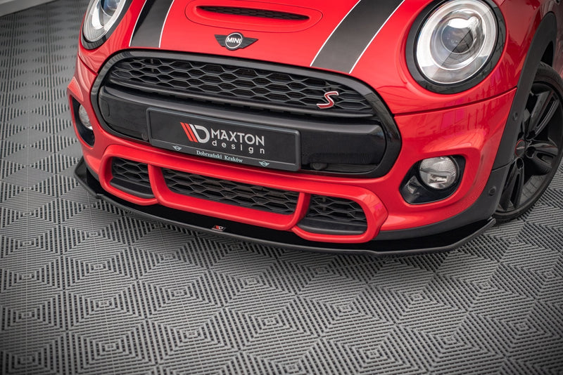 Maxton Design Front Ansatz für Mini Cooper S John Cooper Works F56 schwarz Hochglanz - Beast Performance Fahrzeugtechnik OHG