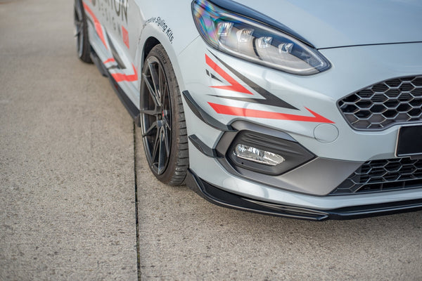 Maxton Design Front Ansatz V.4 für Ford Fiesta Mk8 ST / ST-Line schwarz matt - Beast Performance Fahrzeugtechnik OHG