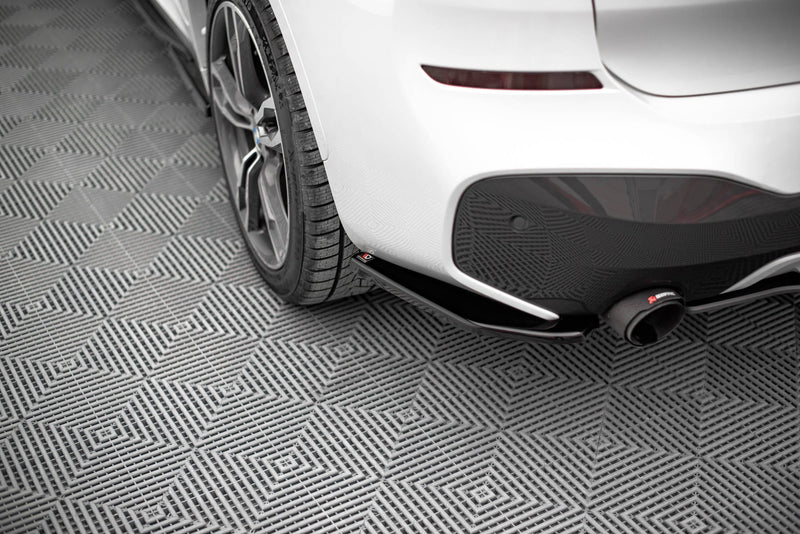 Maxton Design Heck Ansatz Flaps Diffusor für BMW X1 M-Paket F48 Carbon Look - Beast Performance Fahrzeugtechnik OHG