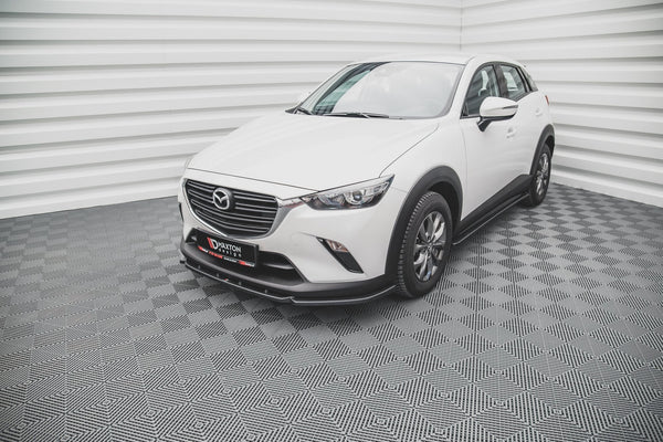 Maxton Design Front Ansatz V.2 für Mazda CX-3 Carbon Look - Beast Performance Fahrzeugtechnik OHG