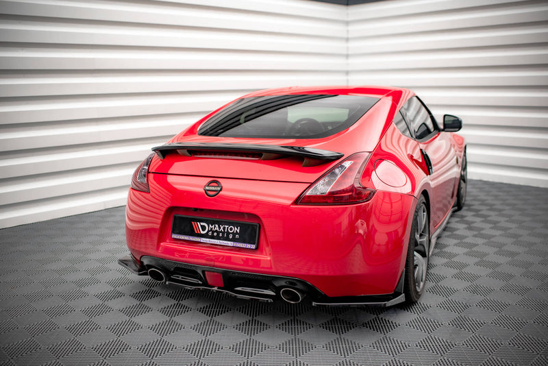 Maxton Design Mittlerer Diffusor Heck Ansatz für Nissan 370Z Facelift Carbon Look - Beast Performance Fahrzeugtechnik OHG