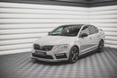 Maxton Design Front Ansatz V.1 für Skoda Octavia RS Mk3 Facelift schwarz matt - Beast Performance Fahrzeugtechnik OHG
