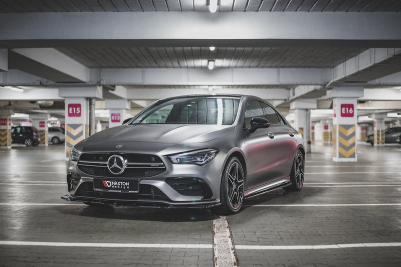 Maxton Design Front Ansatz V.2 für Mercedes-AMG CLA 35 Aero C118 Carbon Look - Beast Performance Fahrzeugtechnik OHG