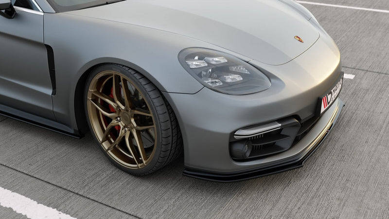 Maxton Design Front Ansatz für Porsche Panamera GTS 971 schwarz matt - Beast Performance Fahrzeugtechnik OHG