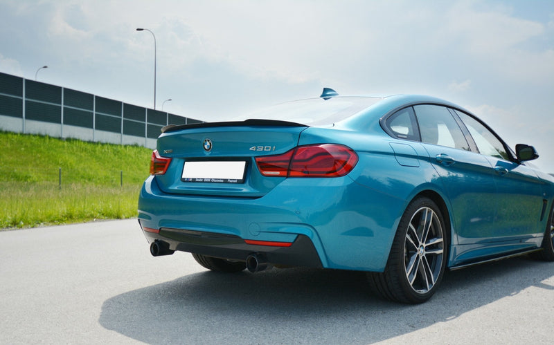 Maxton Design Spoiler CAP für BMW 4er F36 GRAN COUPÃƒâ€° schwarz Hochglanz - Beast Performance Fahrzeugtechnik OHG