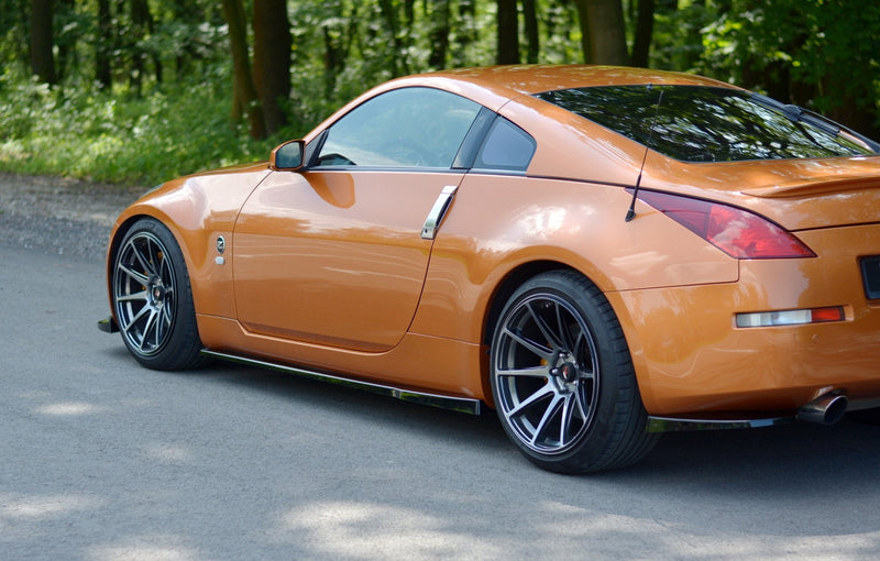 Maxton Design Seitenschweller Ansatz für NISSAN 350Z schwarz matt - Beast Performance Fahrzeugtechnik OHG